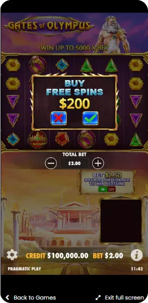 Gates of Olympus bonus buy - Buy