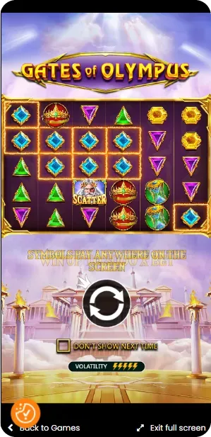 Gates of Olympus review - Start