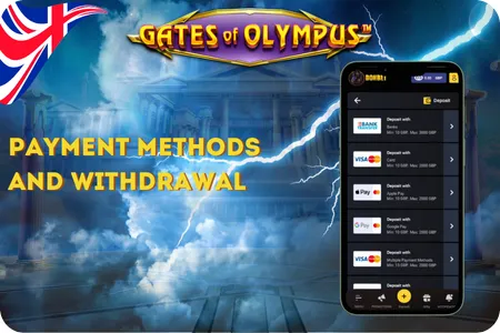 Gates of Olympus online casino - Payment Methods and Withdrawal