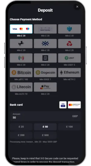 Make your first deposit for Gates of Olympus gambling