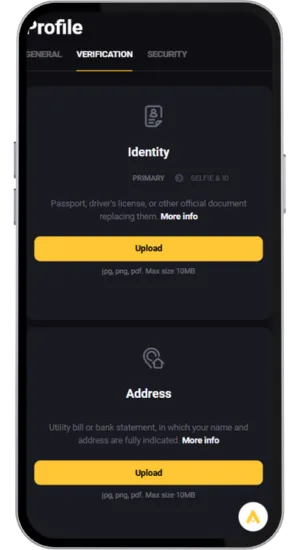Verify your identity