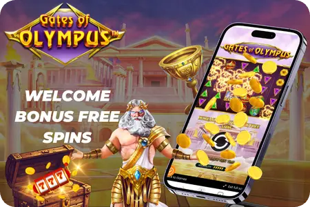 Gates of Olympus bonus spins as part of a UK casino welcome deal