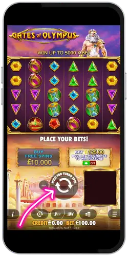 Complete the wagering requirement on Gates of Olympus online real money winnings